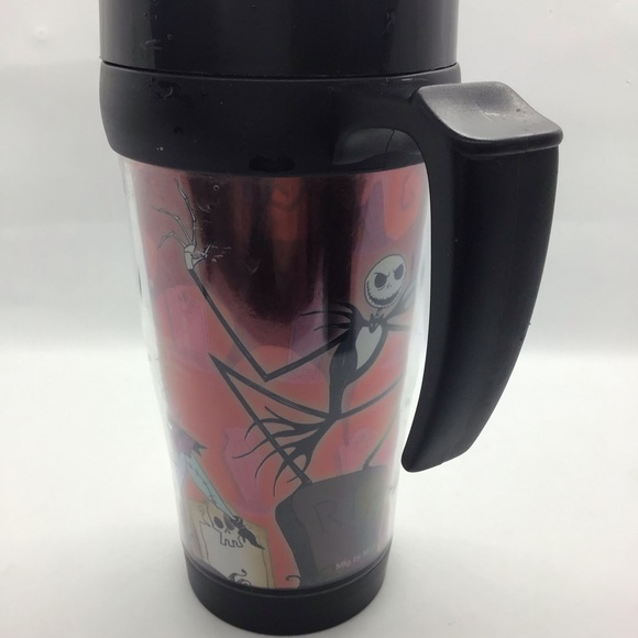 Vintage Nightmare Before Christmas Travel Mug Halloween READ - Picture 2 of 5